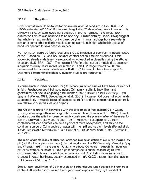 Appendix D Food Codes for NHANES - OEHHA