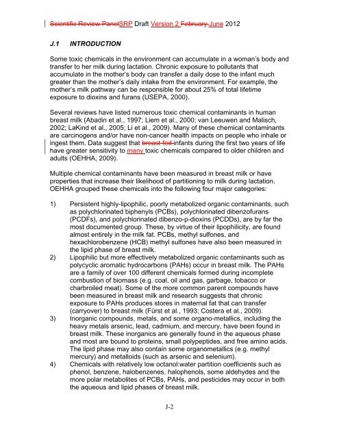 Appendix D Food Codes for NHANES - OEHHA