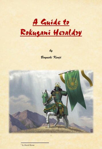 Rokugan's Guide to Mon Heraldry - Kaze no Shiro