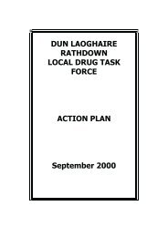 DUN LAOGHAIRE RATHDOWN LOCAL DRUG TASK FORCE ...