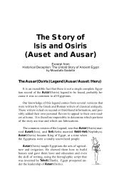 The Story of Isis and Osiris (Auset and Ausar)