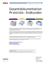 Gesamtdokumentation Preisliste - Endkunden