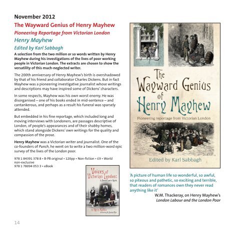 Autumn 2012 Catalogue (12.4 Mb) - Hesperus Press