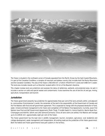 Ch. 3 Land - Environment Yukon