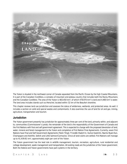 Ch. 3 Land - Environment Yukon