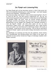 Die Flymph nach Leisenring/Hidy - Flyfishing Erhard Loidl