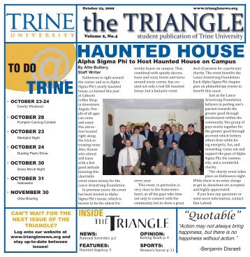 HAUNTED HOUSE - Trine University