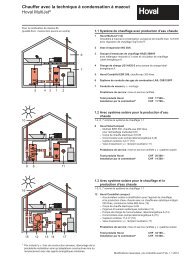 Chauffer avec la technique à condensation à mazout Hoval MultiJet®