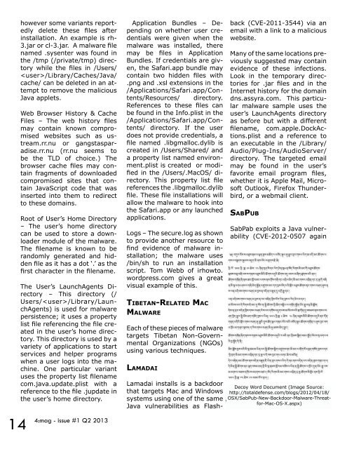 4:mag Issue #1 Q2 2013