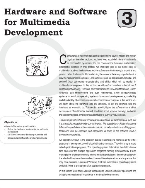 Hardware and Software for Multimedia Development