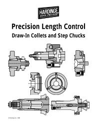 Hardinge ERTC20 Large Collet Chuck Tap Assembly Hardinge ERTC20 Large Collet Chuck Tap Assembly