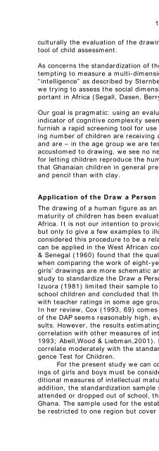 4. The Draw a Person Test for Ghana