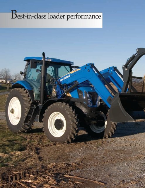 New Holland T7000 Tractors 135 to 195 PTO hp