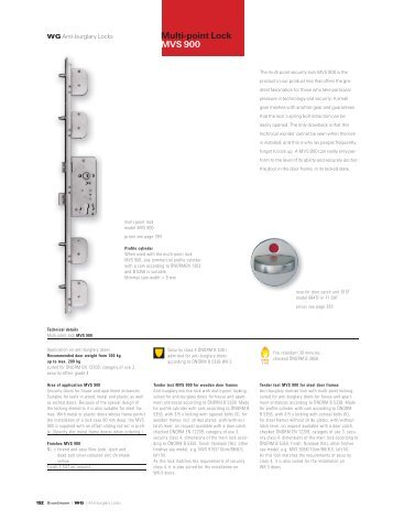 Multi-point Lock MVS 900 - Grundmann