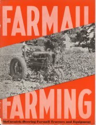 McCormick-Deering Farmall Tractors and ... - Antique Farming