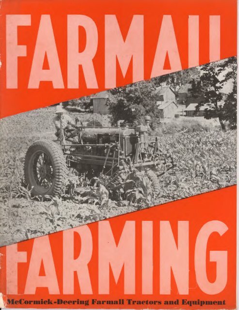 Original Set-Up  Manual International Harvester Corn Lister /& Planting Attach