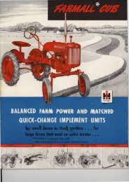 Farmall Cub Brochure - Antique Farming