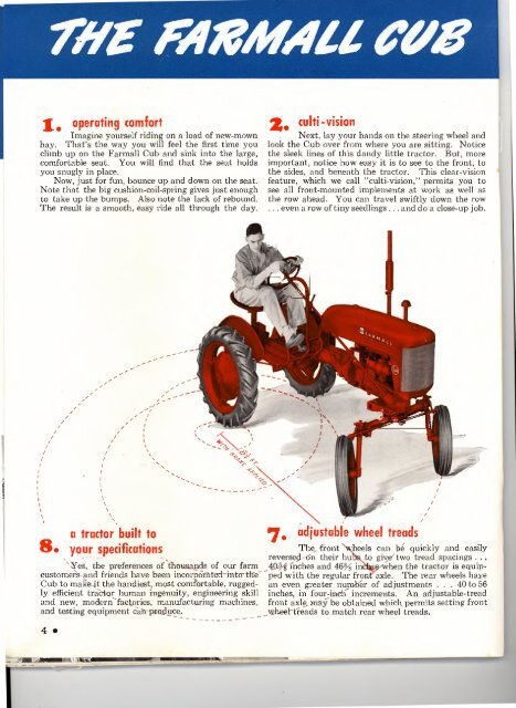 Farmall Cub Brochure - Antique Farming