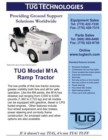 TUG Model M1A Ramp Tractor