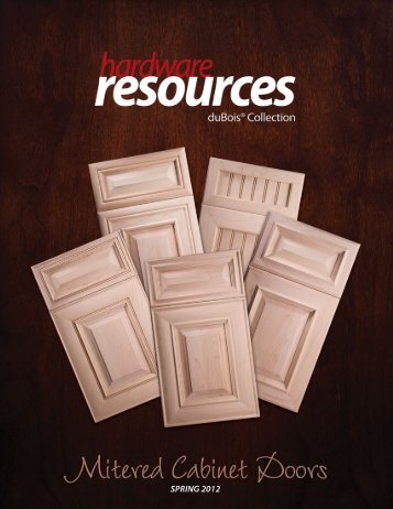 Mitered Doors and Drawer Fronts - Hardware Resources