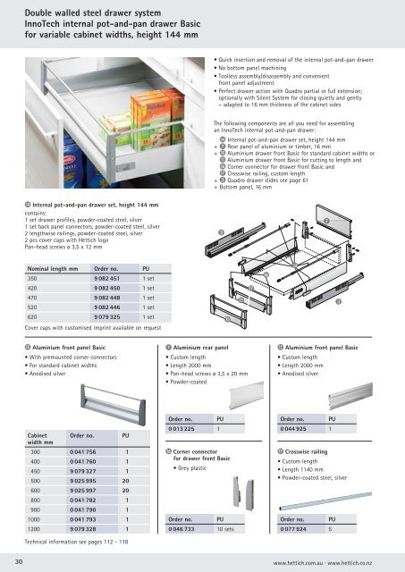 InnoTech Catalogue - Kitchen Planet | Custom Made Kitchens