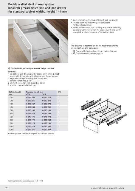 InnoTech Catalogue - Kitchen Planet | Custom Made Kitchens