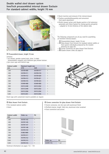 InnoTech Catalogue - Kitchen Planet | Custom Made Kitchens