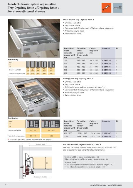 InnoTech Catalogue - Kitchen Planet | Custom Made Kitchens