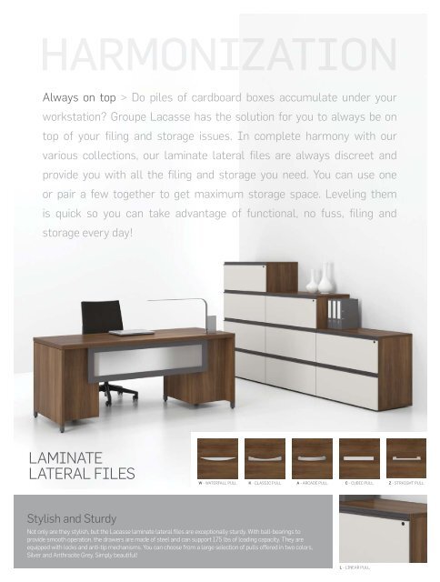 Filing & Storage Furniture - Groupe Lacasse