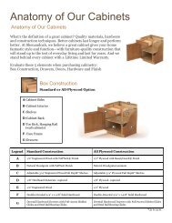 Full Specification Guide Shenandoah Cabinetry