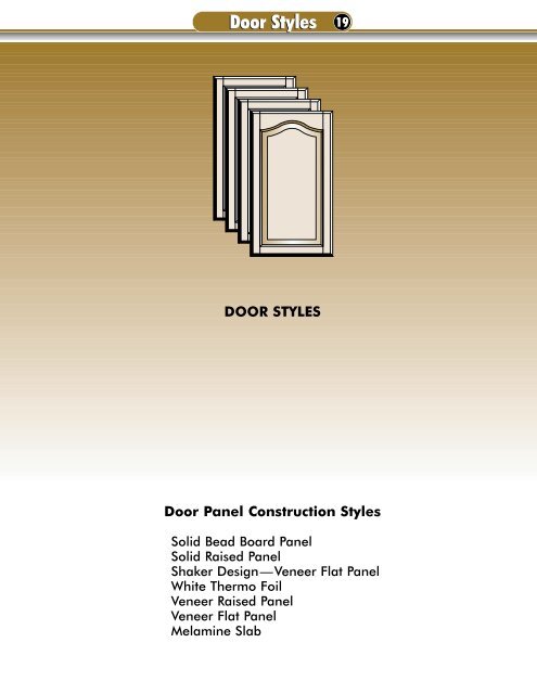 Timberlake Guide 8/02 - ABOUT Do it yourself kitchen cabinets .com