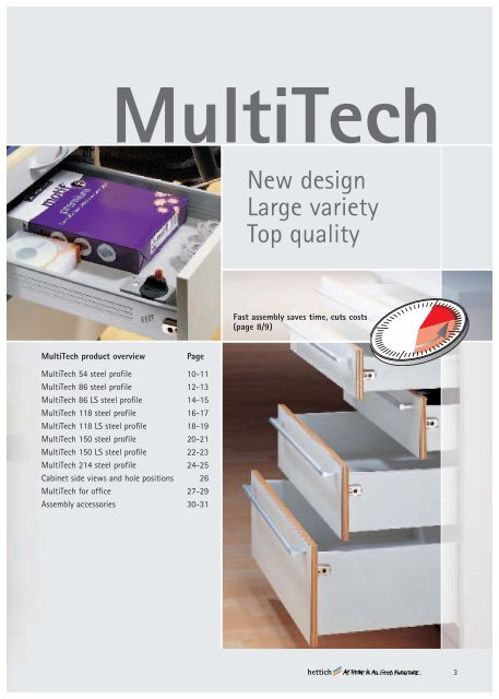 Versatile Steel Drawer Sy