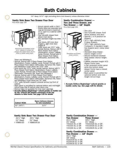 Ath Cabinets Vanity Base