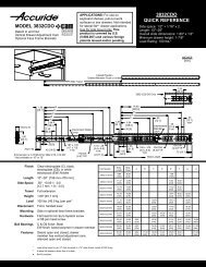 3832DO Technical Sheet - Accuride