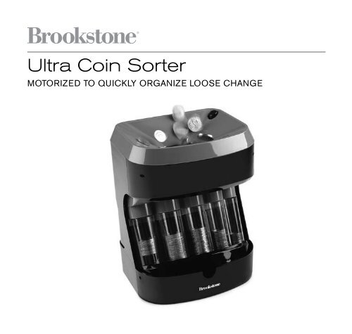 Ultra Coin Sorter - Brookstone