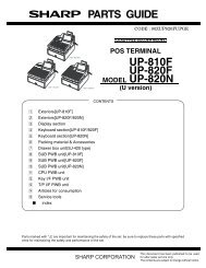parts guide up-810f up-820f model up-820n - MS Cash Drawer
