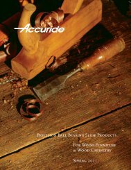 Precision Ball Bearing Slide Products For Wood Furniture ... - Accuride