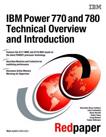 IBM Power 770 and 780 Technical Overview and ... - IBM Redbooks