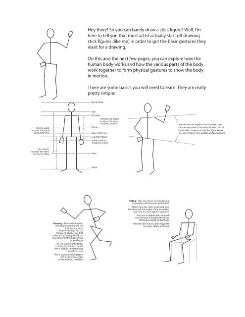 How to draw a stick figure – Hi there!