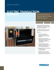 ELECTRIC TRANSACTION DRAWER - Diebold