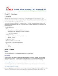 Schedules - National CAD Standard