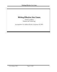 Writing Effective Use Cases - ULPGC