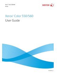 Xerox Color 550/560 User Guide - Top Edge Engineering