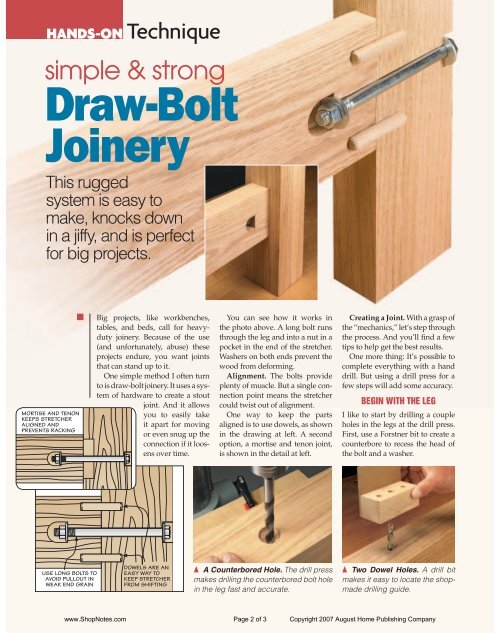 Draw-Bolt Joinery - gerald@eberhardt.bz