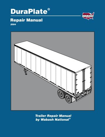 DuraPlate Repair Manual - Wabash National Corporation