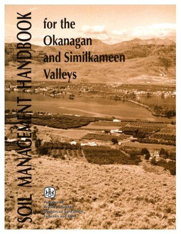 Soil Management Handbook - Ministry of Agriculture and Lands