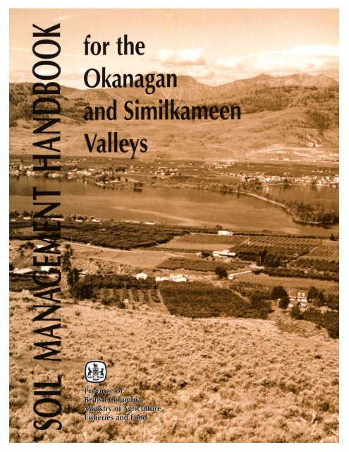 Soil Management Handbook - Ministry of Agriculture and Lands