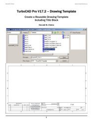 TurboCAD Pro V17.2 Drawing Template SAMPLE - Textual Creations