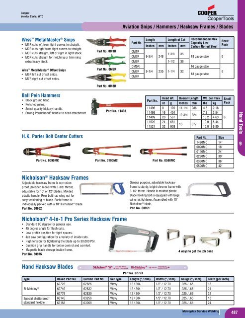 C-Clamps Safety Tomahawks - Metroplex Service Welding Supply