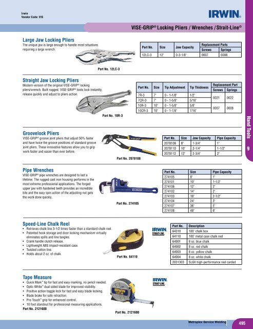 C-Clamps Safety Tomahawks - Metroplex Service Welding Supply